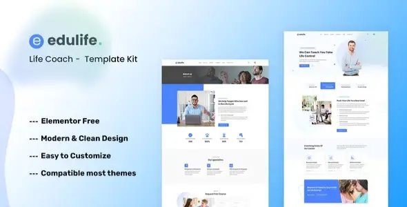 EduLife – Life Coach Elementor Template Kit